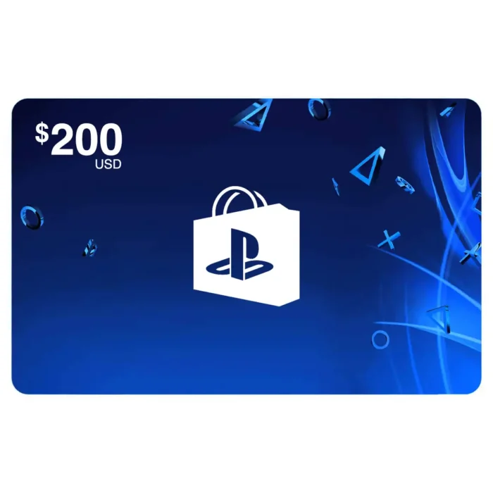 PlayStation Network $200 Gift Card – Digital Credit for Games, Add-ons, and DLC