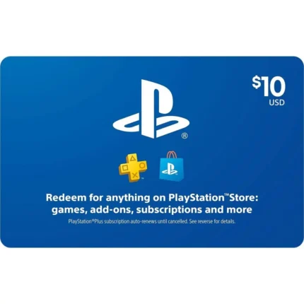 PlayStation Gift Card $10 (US) - PSN Wallet Credit for Game Downloads and DLC